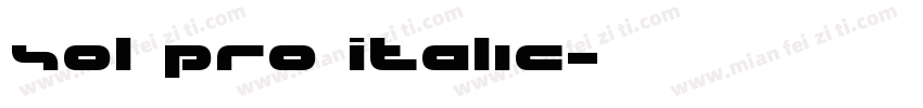 Sol Pro Italic字体转换